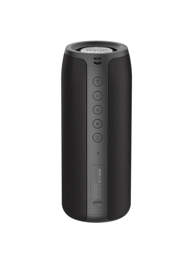 ZEALOT S51 40W Bluetooth Speaker Portable Outdoor Speaker TWS Stereo Pairing Deep Bass Subwoofer Up to 10H Playtime AUX TF Card USB Playback For TV Phone PC Tablet - Image 3