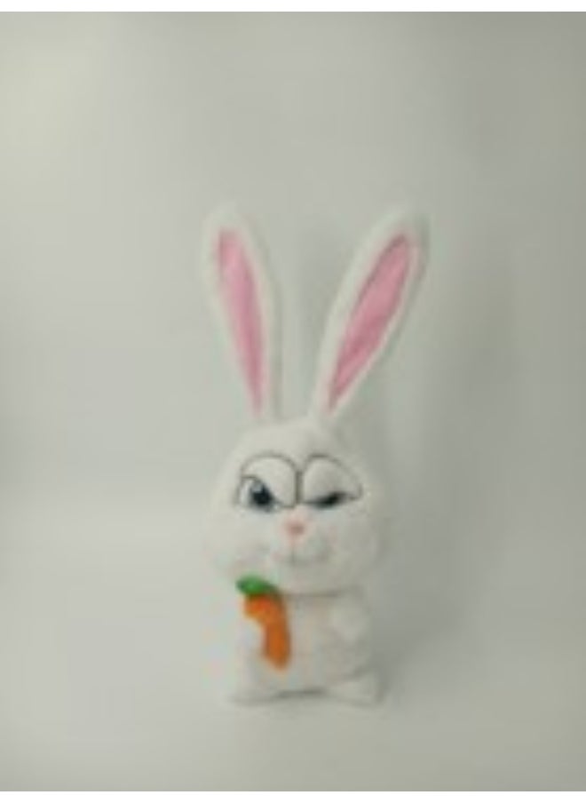 Miniso MINISO The Secret Life of Pets Collection 10in. Costume Sitting Snowball (Carrot) – Cute and Collectible Plush 