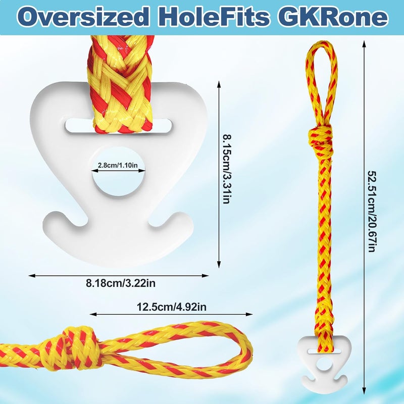 Botepon Boat Tube Towable Rope Quick Connector, Water Towable Tubes Rope Connector for Tubing, Skiing, Wake Boarding with Seadoo, Jet ski, Waverunner - Image 2