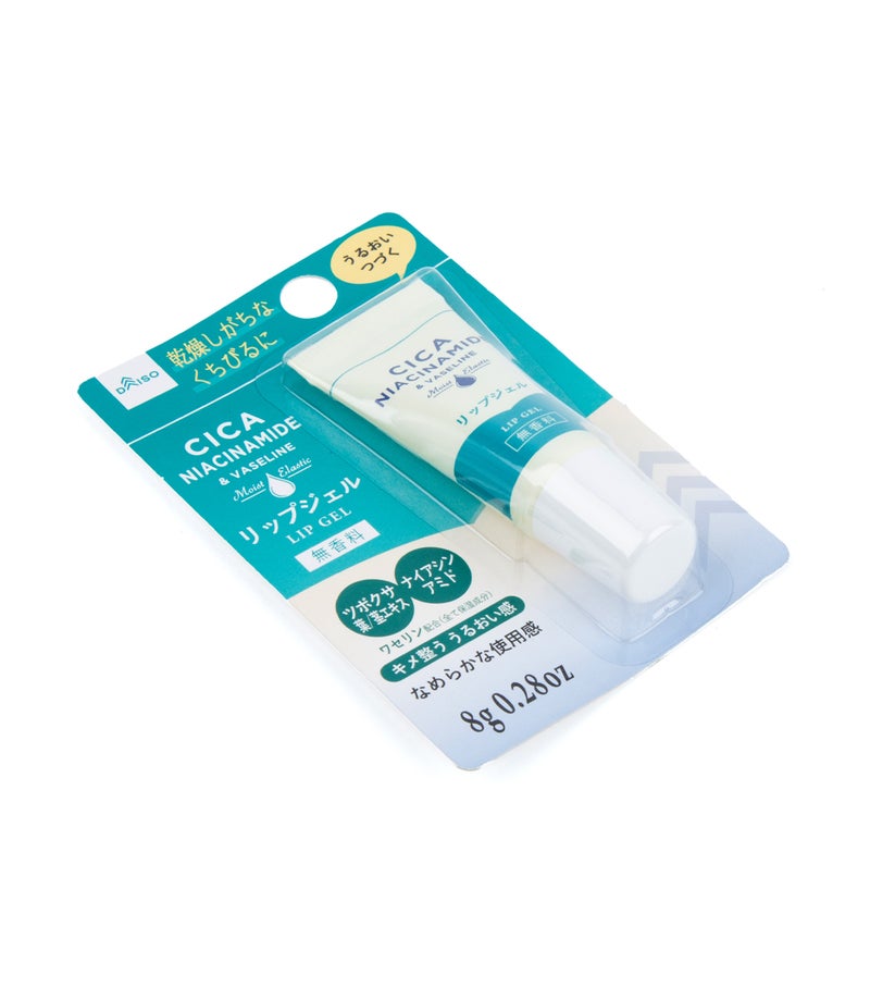 Daiso Lip Gel with Vaseline, Cica & Niacinamide, 8g, Moisturizing Lip Care Gel for Dry Lips, Daily Hydration & Smooth Lip Treatment - Image 2
