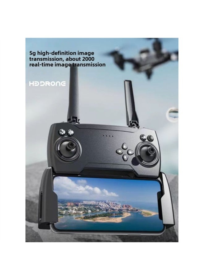 Generic - 8000 Obstacle Avoidance UAV 8K HD Aerial Photography Long Endurance Folding Remote Control Aircraft Shooting Boys Toy Aircraft-Color:Obstacle Avoidance-6k Adjustable Single Camera Anti-shake Return To Follow 8 0m-Specifications:Single Battery + Accessory Package + Boxed + Full Warranty - Image 1
