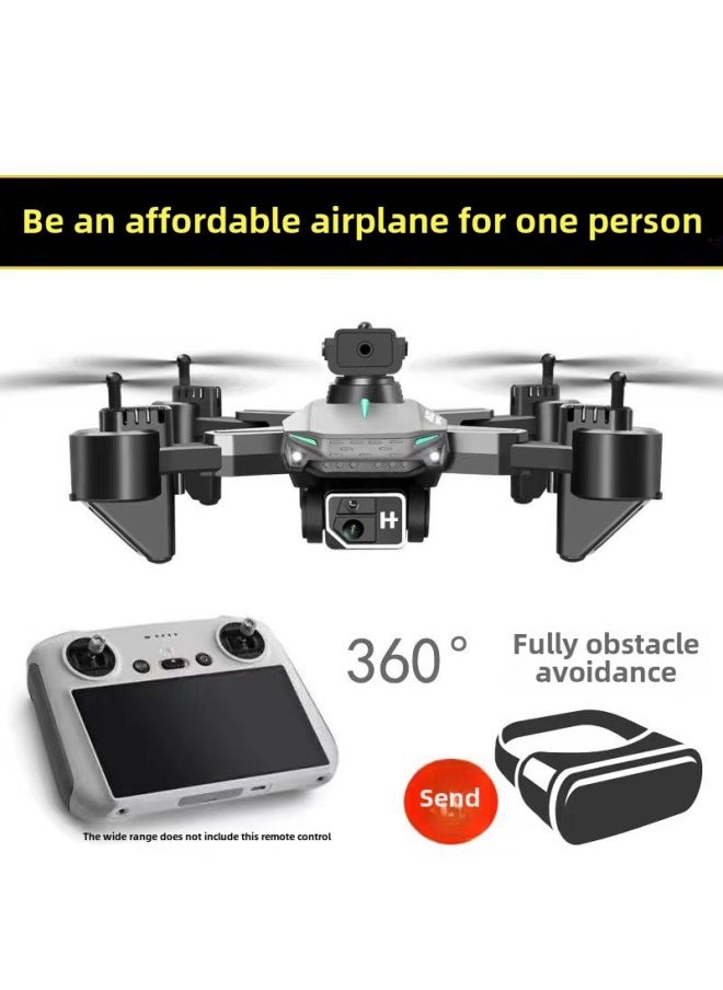 Generic - 8000 Obstacle Avoidance UAV 8K HD Aerial Photography Long Endurance Folding Remote Control Aircraft Shooting Boys Toy Aircraft-Color:Obstacle Avoidance-6k Adjustable Single Camera Anti-shake Return To Follow 8 0m-Specifications:Single Battery + Accessory Package + Boxed + Full Warranty - Image 1