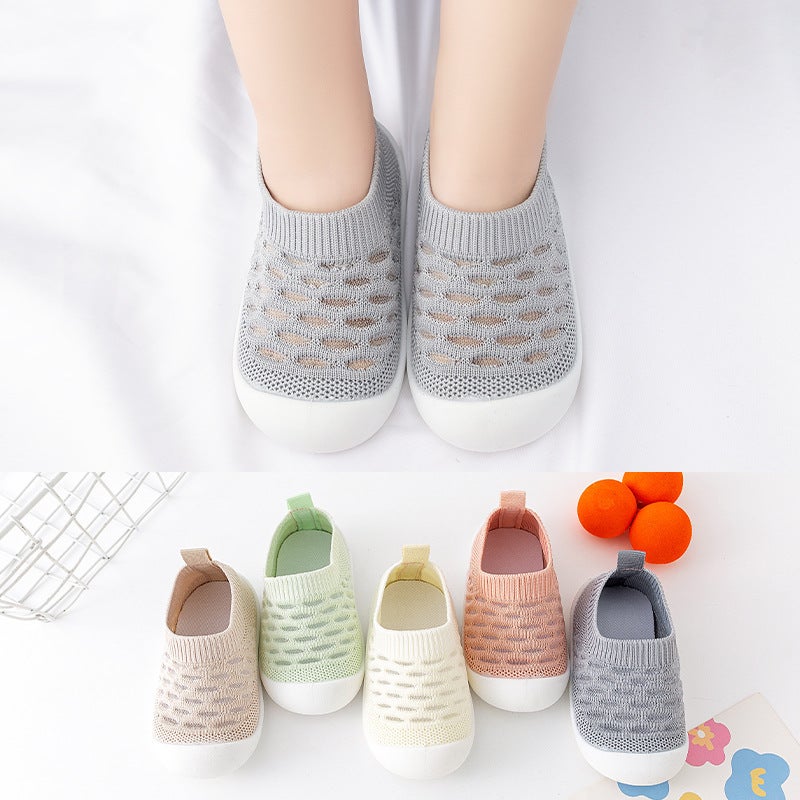 Baby Toddler Shoes Mesh Surface Breathable Fly-Woven Mesh Shoes Baby Shoes Soft Sole Non-Slip Thin Floor Shoes Early Education - Image 3