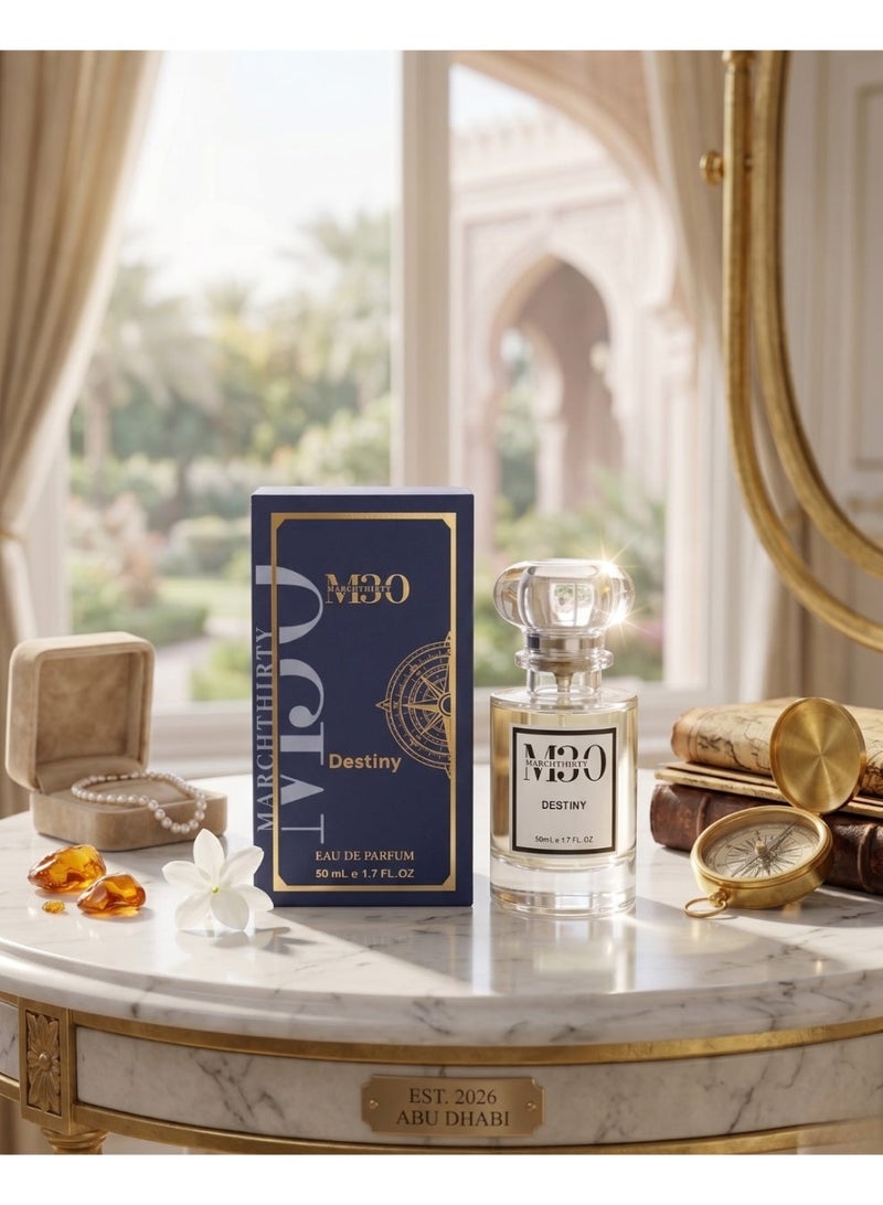 March Thirty MARCHTHIRTY M30 Destiny Eau de Parfum – Ultra-Premium Luxury Oud Wood & Orange Scent (50ml) - Image 5