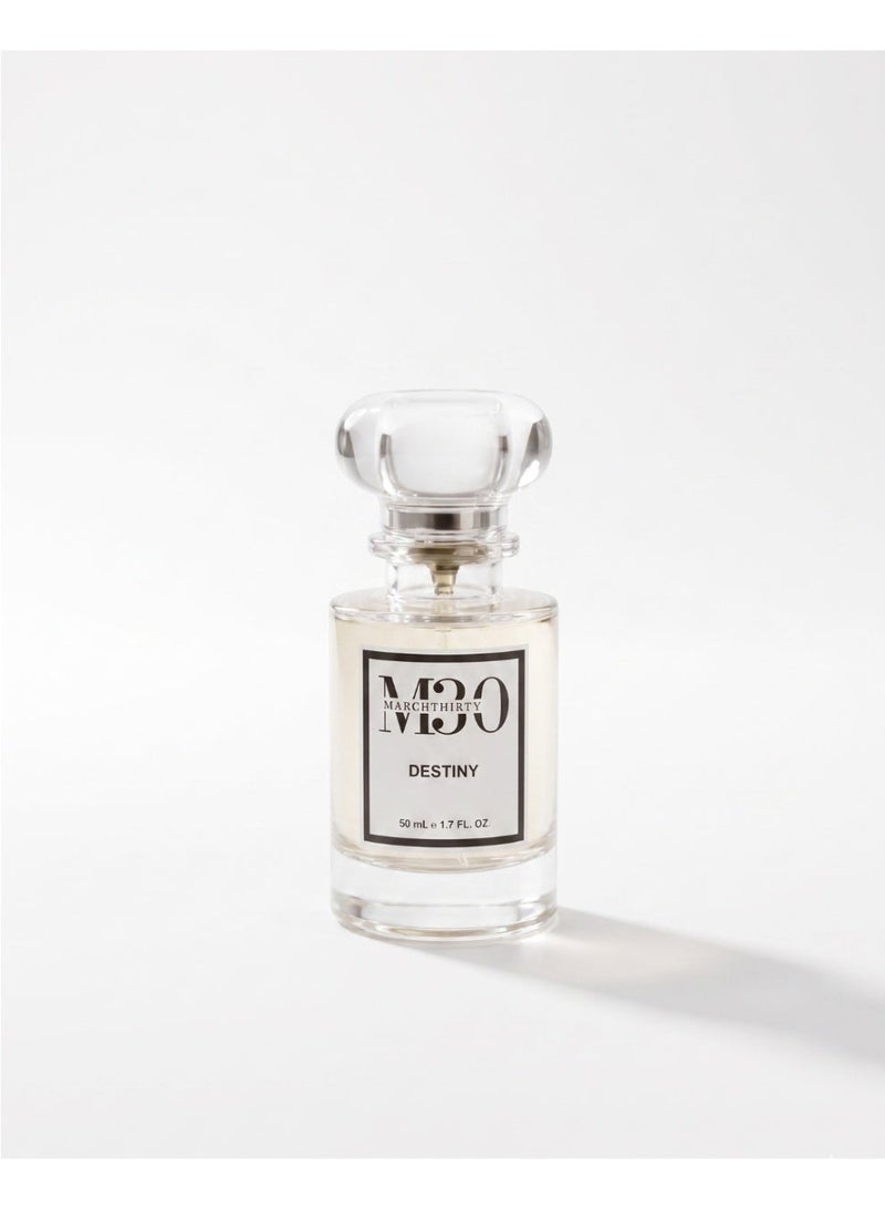 March Thirty MARCHTHIRTY M30 Destiny Eau de Parfum – Ultra-Premium Luxury Oud Wood & Orange Scent (50ml) - Image 1