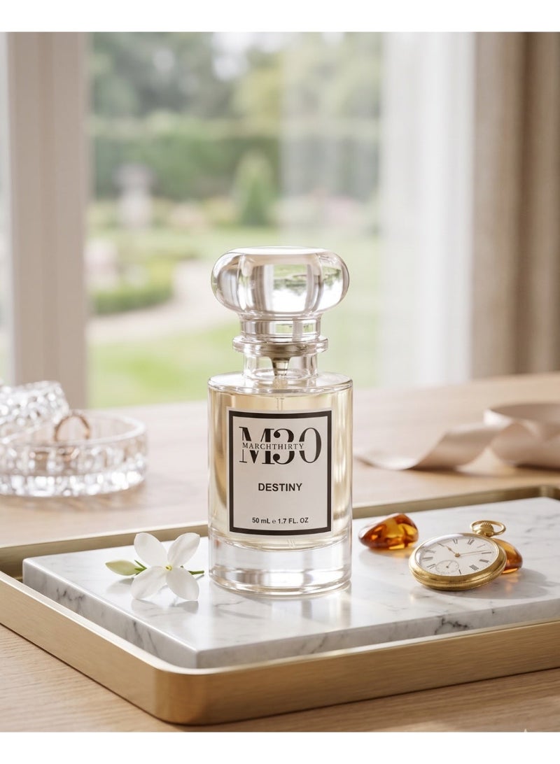March Thirty MARCHTHIRTY M30 Destiny Eau de Parfum – Ultra-Premium Luxury Oud Wood & Orange Scent (50ml) - Image 2