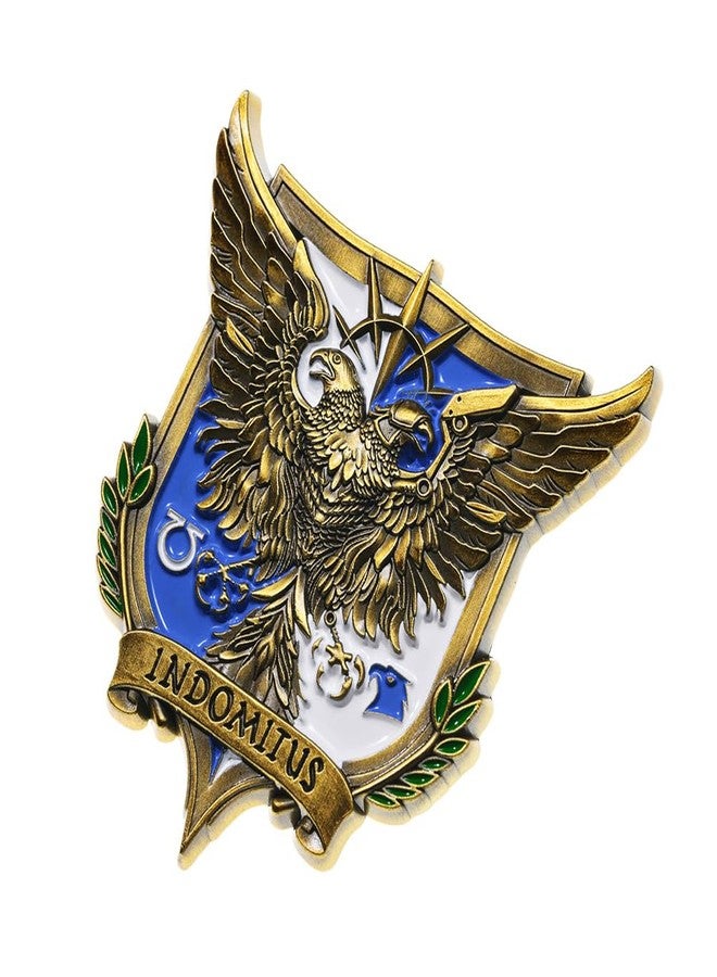 Starforged بروش ستارفورجد روبوت غيليمين، شارة حملة إندوميتوس كروسيد، دبوس شارة وارهامر 40000، مصنوع من الفولاذ السبائكي، بدون أحجار كريمة - Image 1