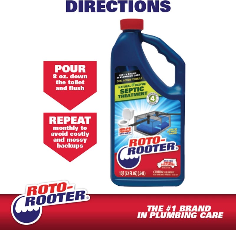ROTO-ROOTER 351272 Septic Treatment, 64 oz - Image 3