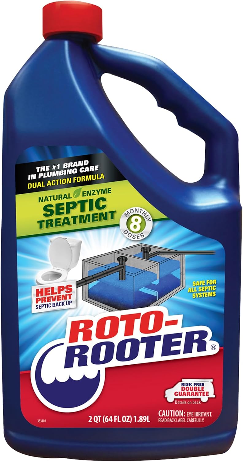 ROTO-ROOTER 351272 Septic Treatment, 64 oz - Image 1