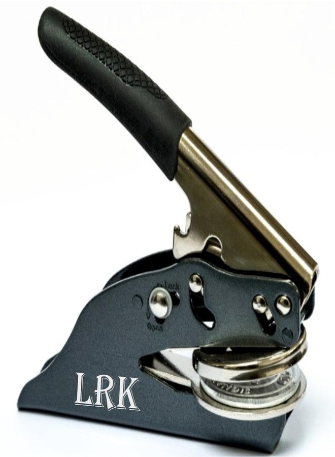 LRK Custom Text Logo Embosser Seal, Common Seal 50mm Round - Image 3