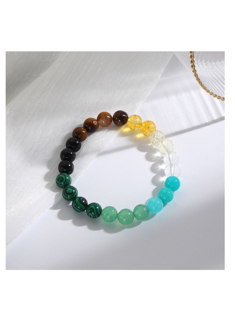 Malachite Tiger Eye Bracelet Attracts Good Luck Money Health Wealth Classic Charm Natural Stone Bangles Couple Jewelry - Image 5