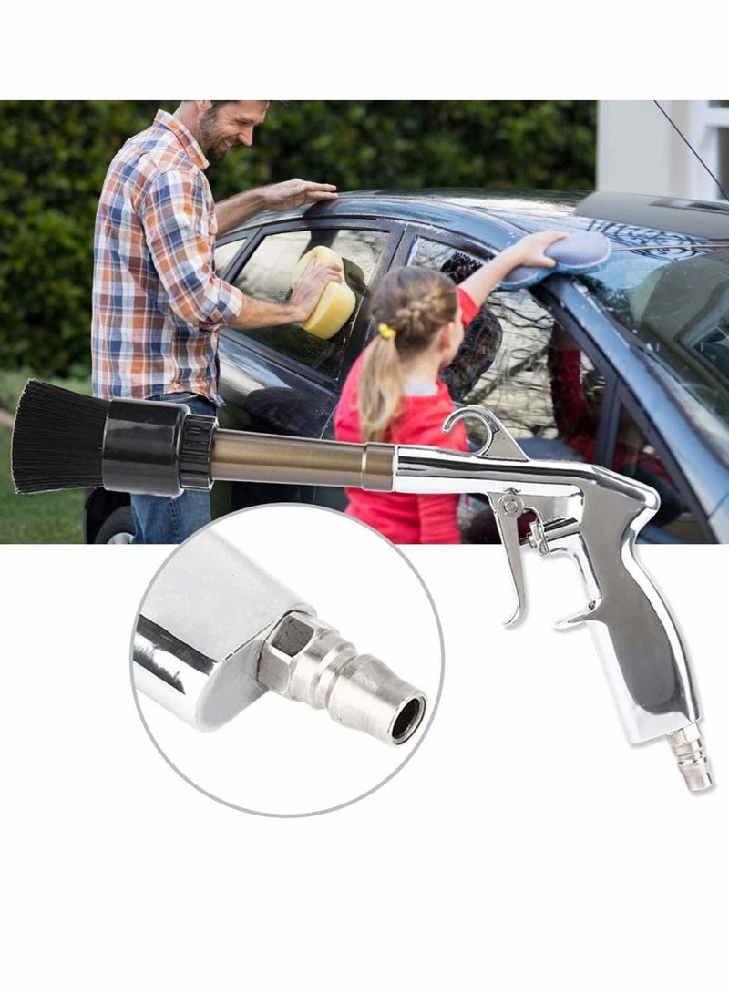 NIBEMINENT Car Washer Gun, Cleaning Gun High Pressure Clean Alloy Brush Head  - Image 4