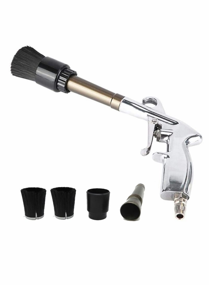 NIBEMINENT Car Washer Gun, Cleaning Gun High Pressure Clean Alloy Brush Head  - Image 1