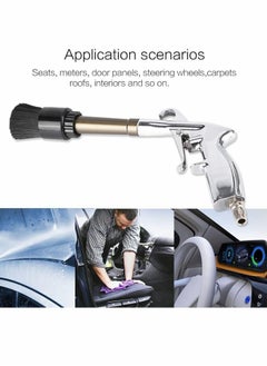 NIBEMINENT Car Washer Gun, Cleaning Gun High Pressure Clean Alloy Brush Head  - Image 2