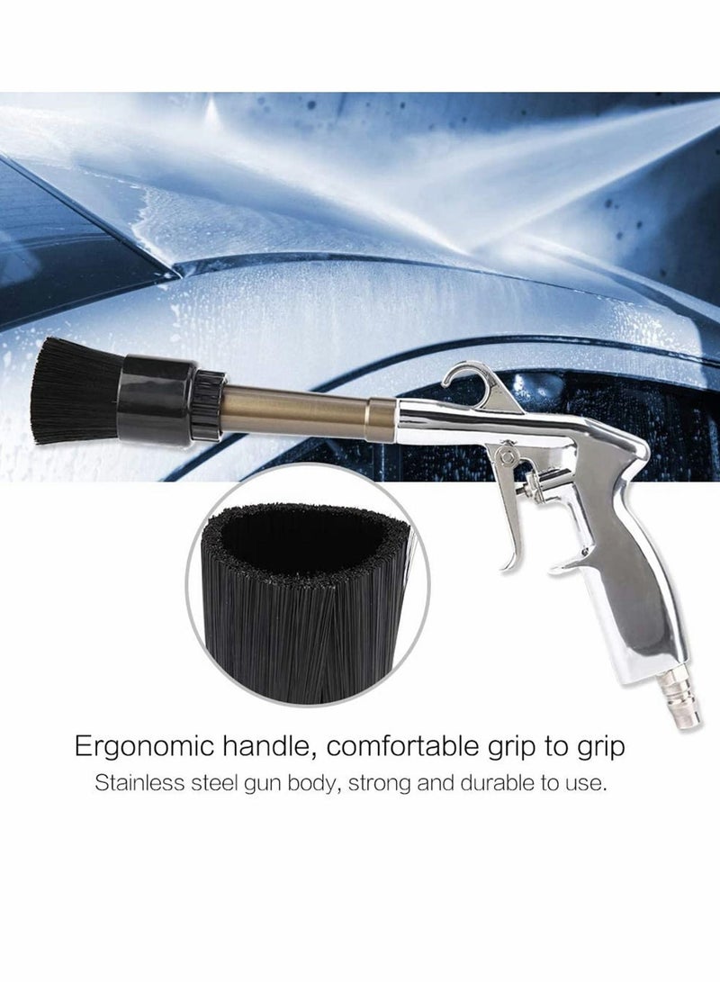 NIBEMINENT Car Washer Gun, Cleaning Gun High Pressure Clean Alloy Brush Head  - Image 3