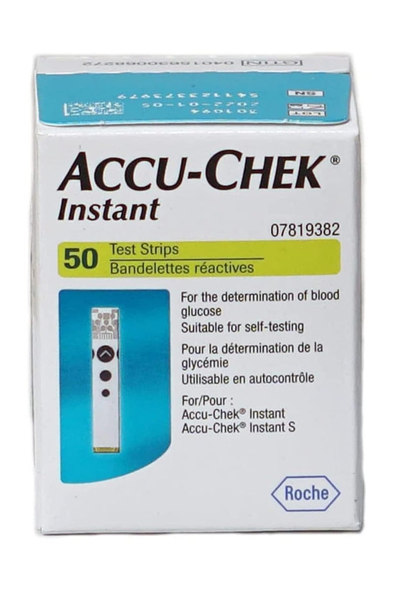 ACCU-CHEK Instant Instant Test Strips Kit 50 Strips - Image 1