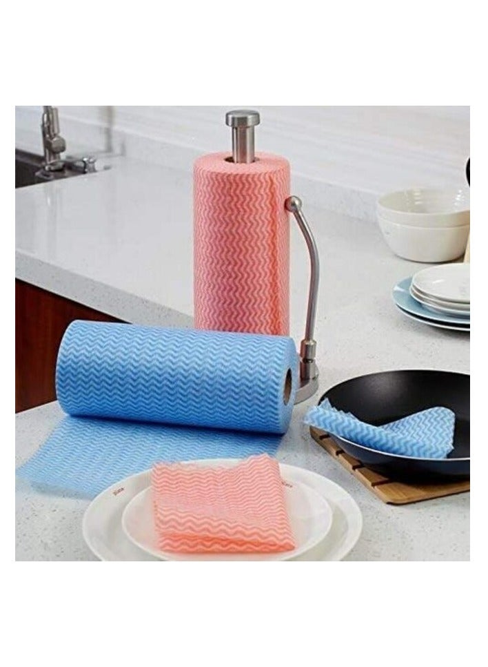 PROMASS 150pcs/roll Reusable Cleaning Wipe, Household &Kitchen Towels,Disposable Cleaning Cloth, Dish Cloth Dish Towels Dish Rags Reusable Kitchen Paper Towels, Wash Towels（GC729A+GC730A+GC731A） - Image 2