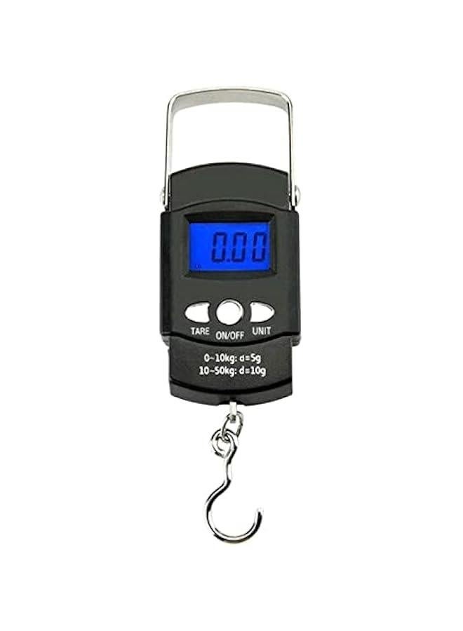 Digital Luggage Scale Professional Suitcase Travel Bag Hanging Scales Weight Balance with Tape Measure Backlight 50kg/10g - Image 1