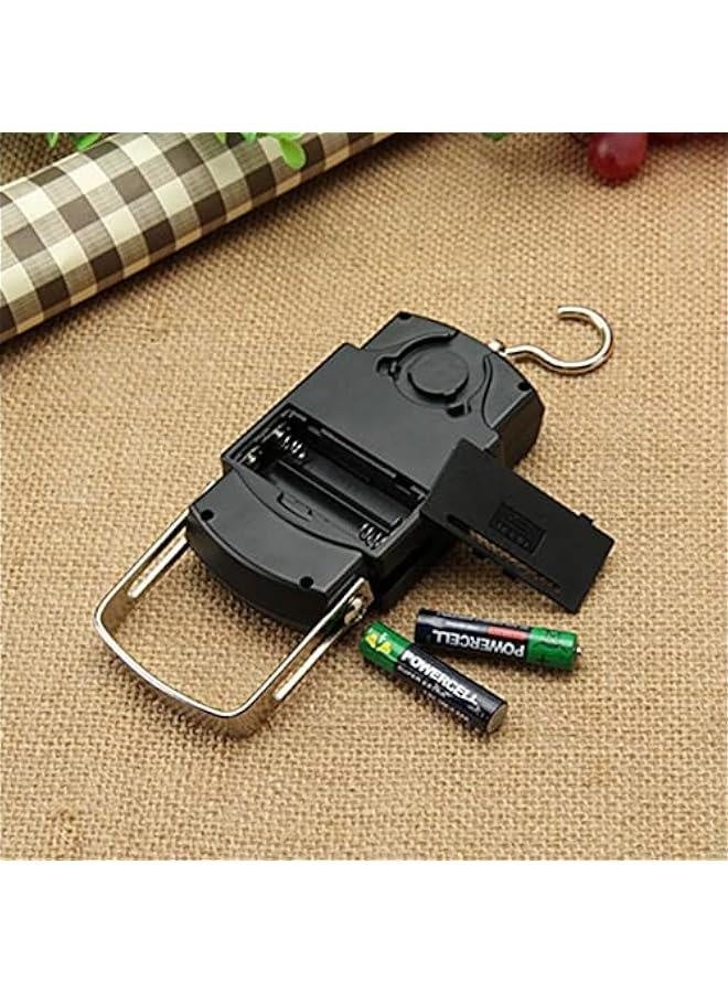 Digital Luggage Scale Professional Suitcase Travel Bag Hanging Scales Weight Balance with Tape Measure Backlight 50kg/10g - Image 3