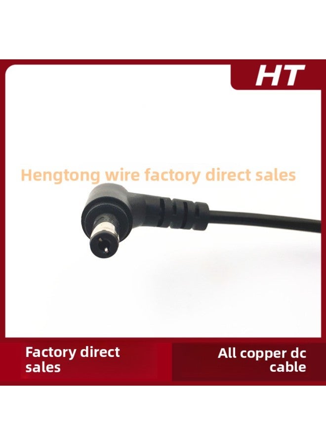 All Copper Elbow DC5.5 * 2.1 Male-to-male Power Cord 22AWG Double Male DC Cord 0.3/0.5/1 M-Color:2 M  - Image 2