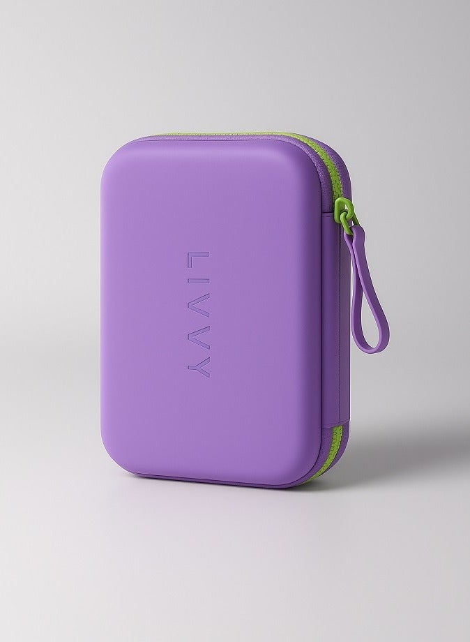 LIVVY Silicone Makeup Bag for Women & Men, Waterproof Travel Cosmetic Organizer with Zipper, Large Capacity Portable Toiletry & Brush Storage Pouch, Perfect Gift Idea for Daily Use & Travel - Image 1