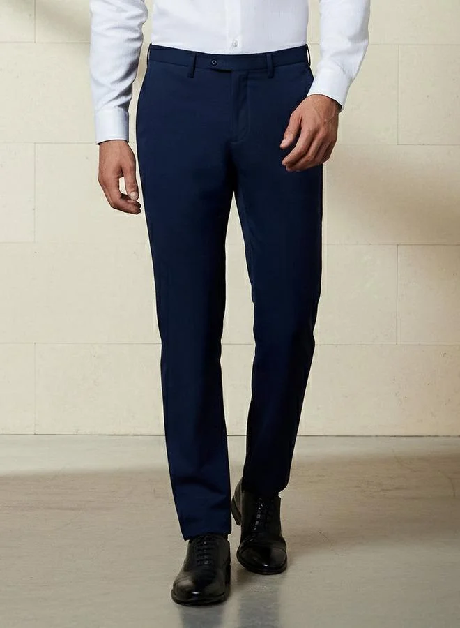 Slim Fit Flexi Waist Trousers