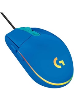 Generic G203 2nd Gen Wired Gaming Mouse, 8,000 DPI, Rainbow Optical Effect LIGHTSYNC RGB, 6 Programmable Buttons, On-Board Memory, Screen Mapping, PC/Mac Computer and Laptop Compatible - Blue 