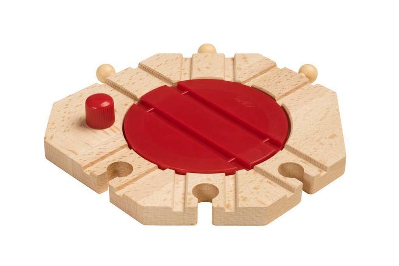 BRIO World - 33361 Mechanical Turntable | Engaging Train Toy Accessory for Creative Play | Safe for Kids Ages 3 and Up | Compatible with BRIO Railway Toys - Image 2