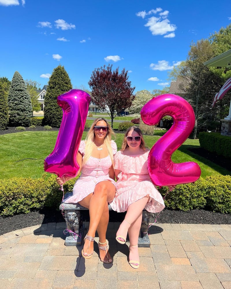 IWERP 40 Inch Hot Pink 1 Balloon for First Birthday, 1st Number Balloons Birthday Decorations for Girl Kids Toddler Baby, One Giant Number 1 Balloon - Image 3