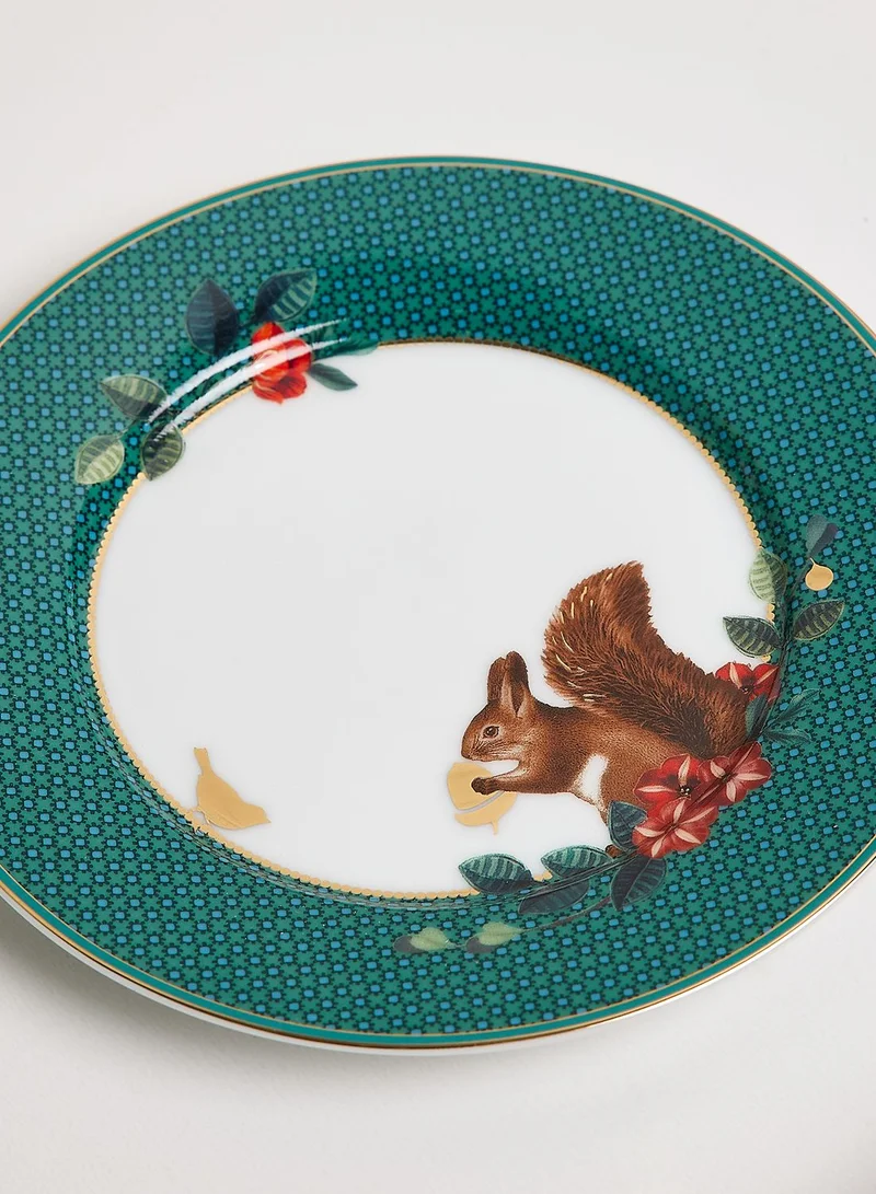 Pip Studio Plate Bread Winter Wonderland Squirrel  17Cm Pcb6