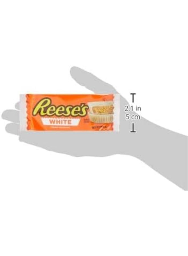 Reese's White Chocolate Peanut Butter Cups - 2 Cup Pack (39g) - Creamy & Salty Sweet Snack - Premium White Chocolate Treat - Image 2