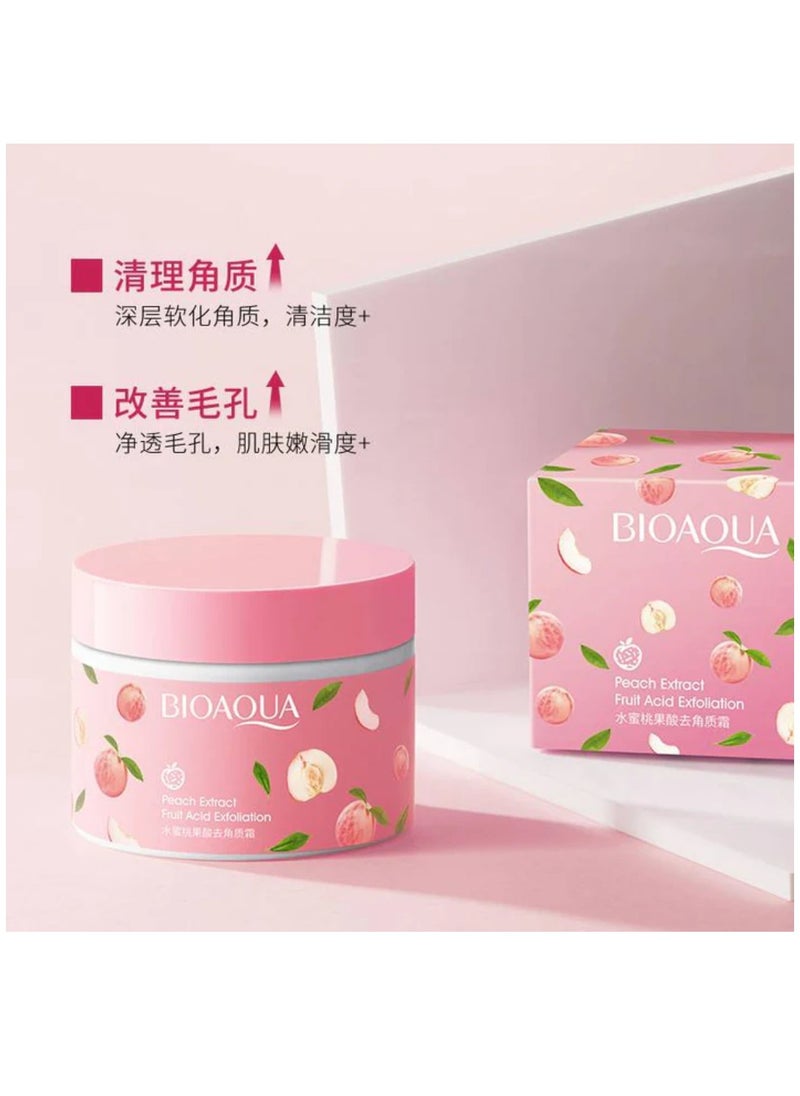 BIOAQUA - Peach Extract Fruit Acid Exfoliation 140 g - Image 1