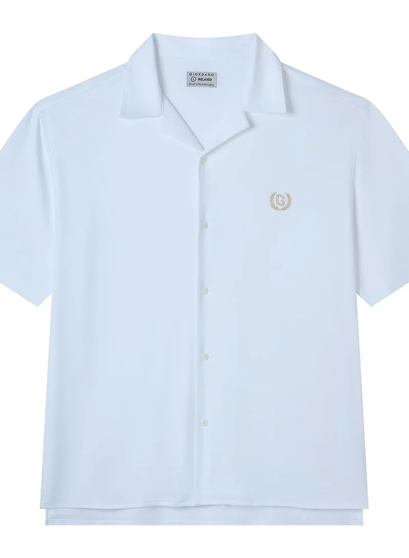 Giordano  Men Relaxed Cotton Interlock Button Shirt for Men | Best Price UAE
