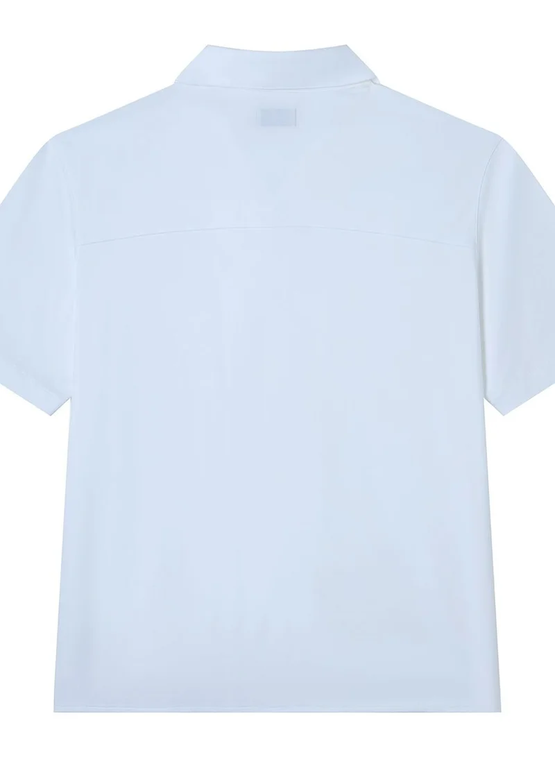 Giordano  Men Relaxed Cotton Interlock Button Shirt for Men | Best Price UAE