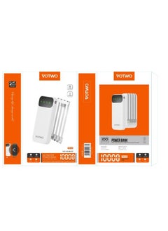 VOTWO Power Bank 10,000 digital display with 4 integrated cables VOTWO  - Image 2