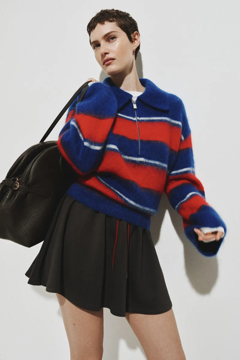 اتش اند ام كنزة موهير بسحّاب علوي