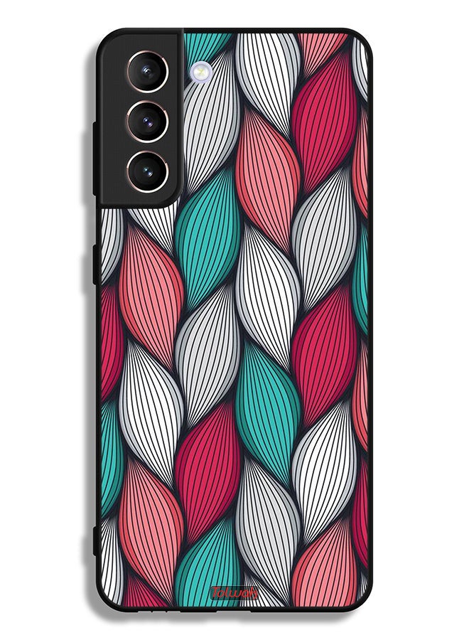 Tolwak Samsung Galaxy S21 Plus 5G Protective Case Cover Feather Pattern - Image 3
