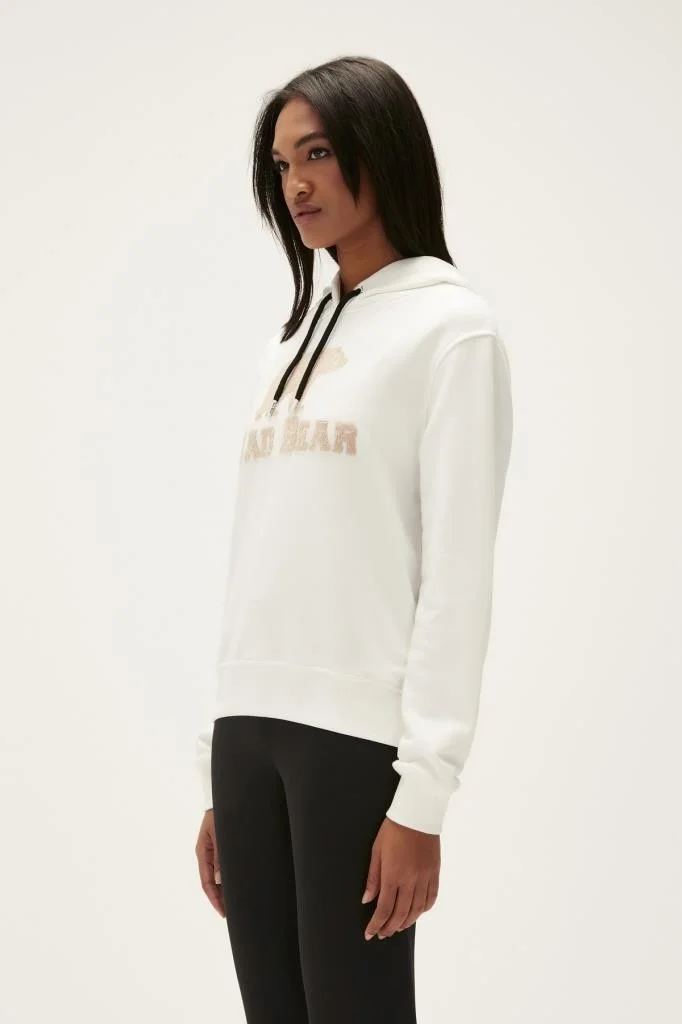 Bad Bear Frost Women's Hoodie White Sweatshirt