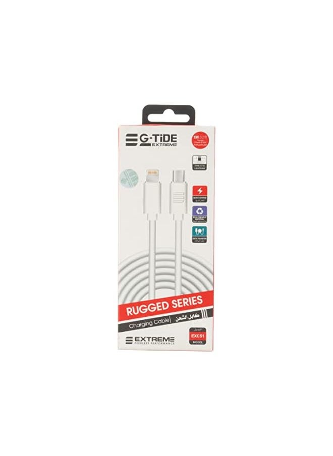 Charging Cable Type C To Lightning Exc51 White - pzsku/ZD76F27D4DAF9B9ADEE2BZ/45/_/1703063859/a543390f-3a1f-48e1-b8a2-00c23f366b88