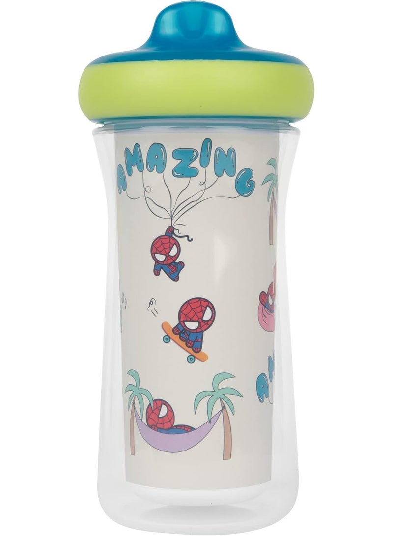 The First Years Marvel Insulated Sippy Cups - Spill Proof Insulated Toddler Cups with Bite-Resistant Hard Spout - 9 Ounces - 2 Count - Image 4