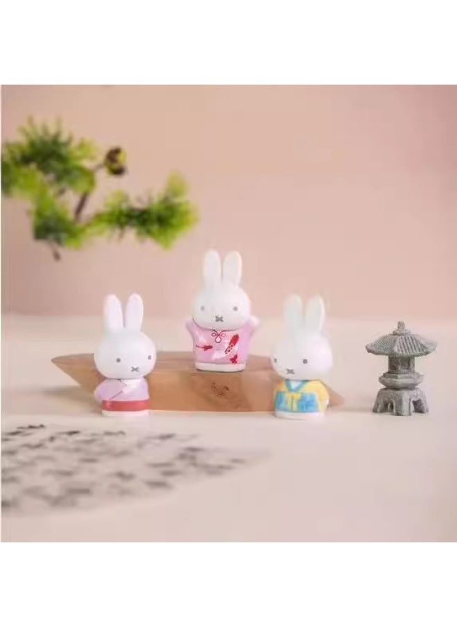 Generic - Genuine Miffy Antique Series Blind Box Tide Play Hand-made Peripheral Gifts Cute Doll Desktop Ornaments Wholesale-Color:Miffy Tulip Series Blind Box [please Take 6 Pieces Of The End Box] - Image 1