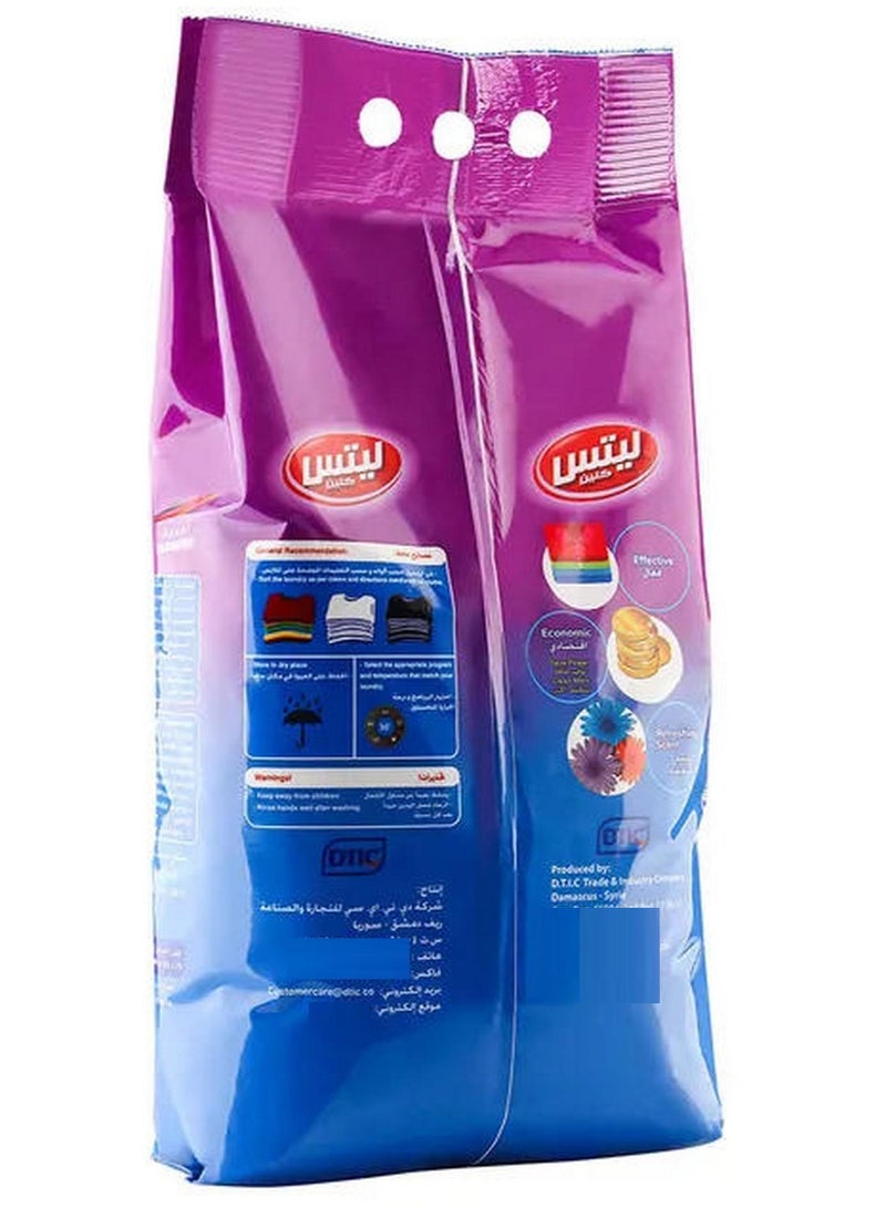 ليتس_كلين مسحوق غسيل للغسالة الأوتوماتيكية 4 كجم، لون وردي بنفسجي - Image 2