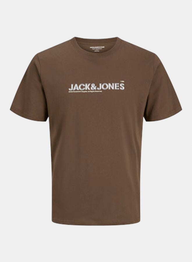 JACK & JONES JACK & JONES Mens Dynamic Branding Tee Crew Neck  - Image 1
