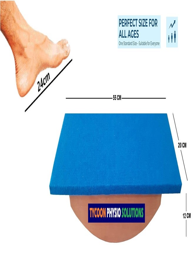 TYCOON PHYSIO SOLUTIONS Wooden Balance Board Foot Rocker Leg Exerciser Occupational Physio Therapy,Simply fit Board & Balance Board (Its Safe Balancing Board) - Image 2