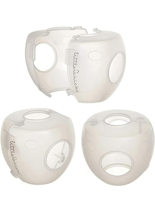 Little Chicks Baby Safety Door Knob Covers - 3 Count (Pack of 1) - Image 1