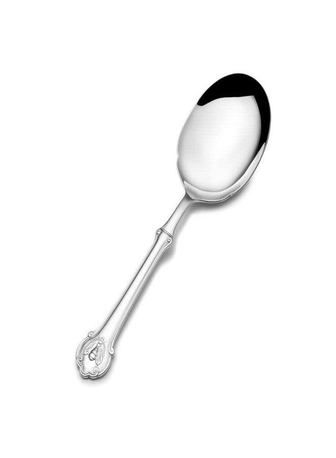 Wallace Napoleon Bee 18/10 Stainless 9-3/4" Large Serving Spoon (Set of Two) - Image 2