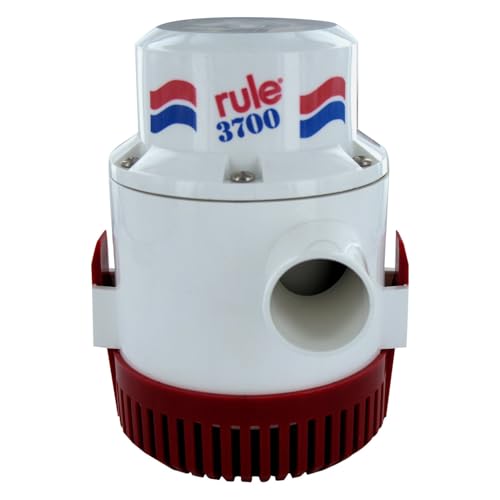 Rule مضخة بيلج ثقيلة الوزن Rule 14A-6UL، 3700 GPH، غير أوتوماتيكية 12 فولت، مع أسلاك بطول 6 أقدام مدرجة من UL - Image 5