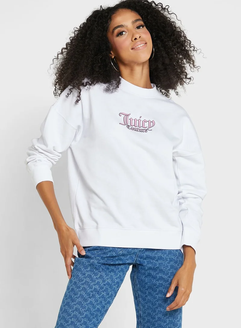 Juicy Couture Graphic Round Neck Sweatshirt