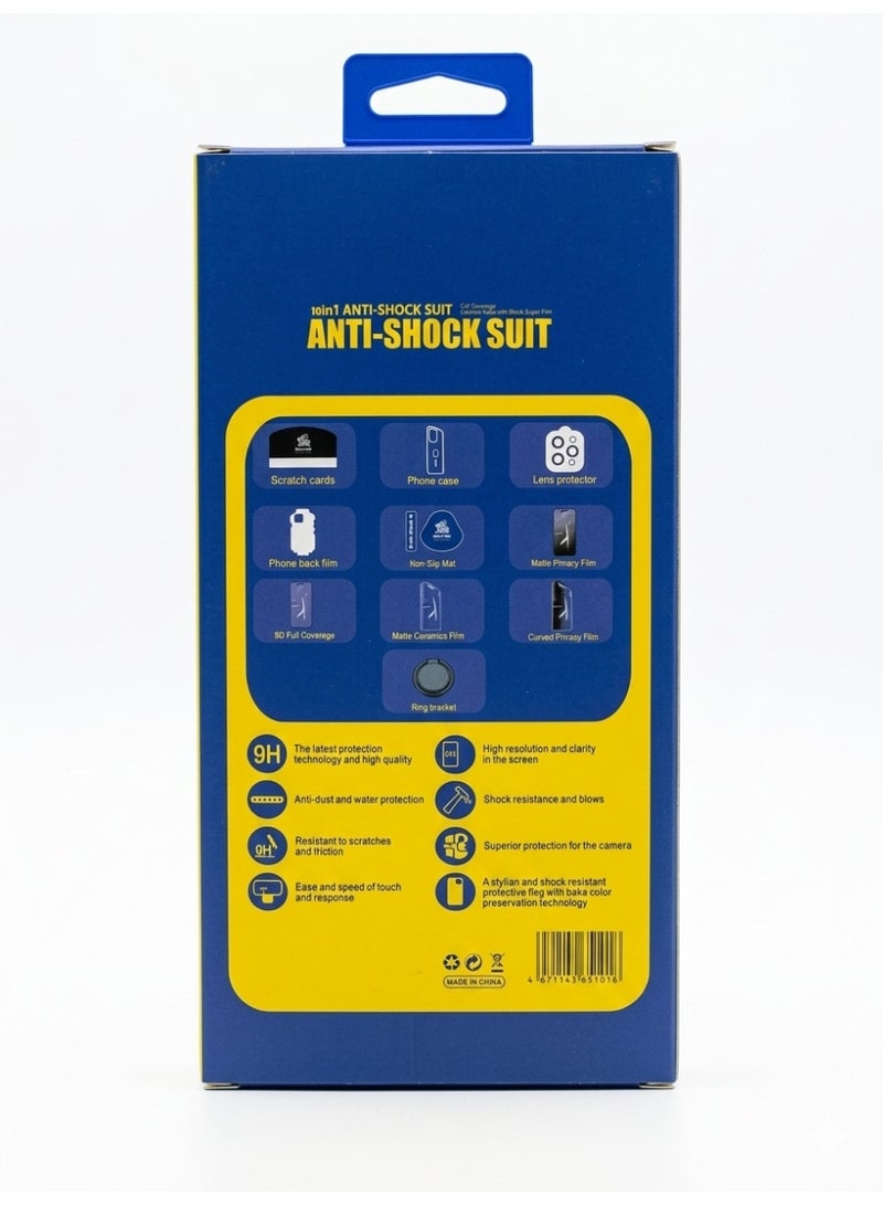 GRIFFIN 10-in-1 Anti-Shock Suit for iPhone 17 Pro - Full Protection Kit with Matte Privacy Screen, Matte Ceramics Film, and Professional Camera Protector. - Image 5