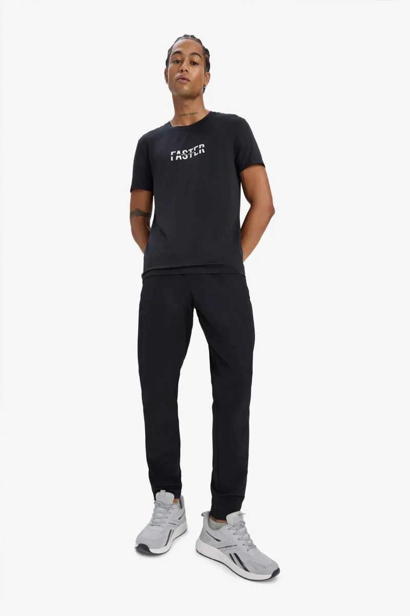 ديفاكتو DeFactoFit Slim Fit Zippered Leg Woven Joggers